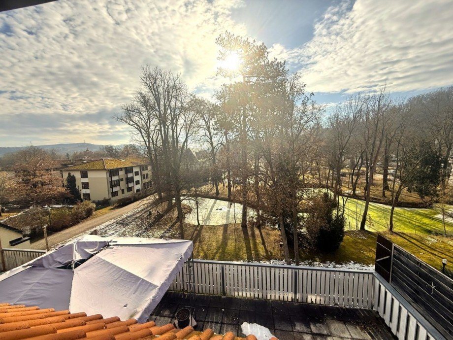 Sonnige Winterlandschaft Dachgeschosswohnung Rudolstadt
