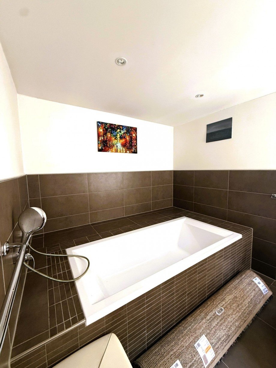 Modernes Badezimmer Freizeitimmobilie Masserberg