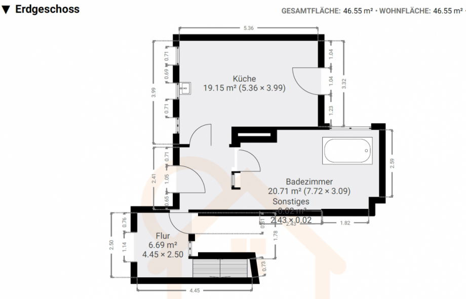 Grundriss EG.png Einfamilienhaus Ilmenau