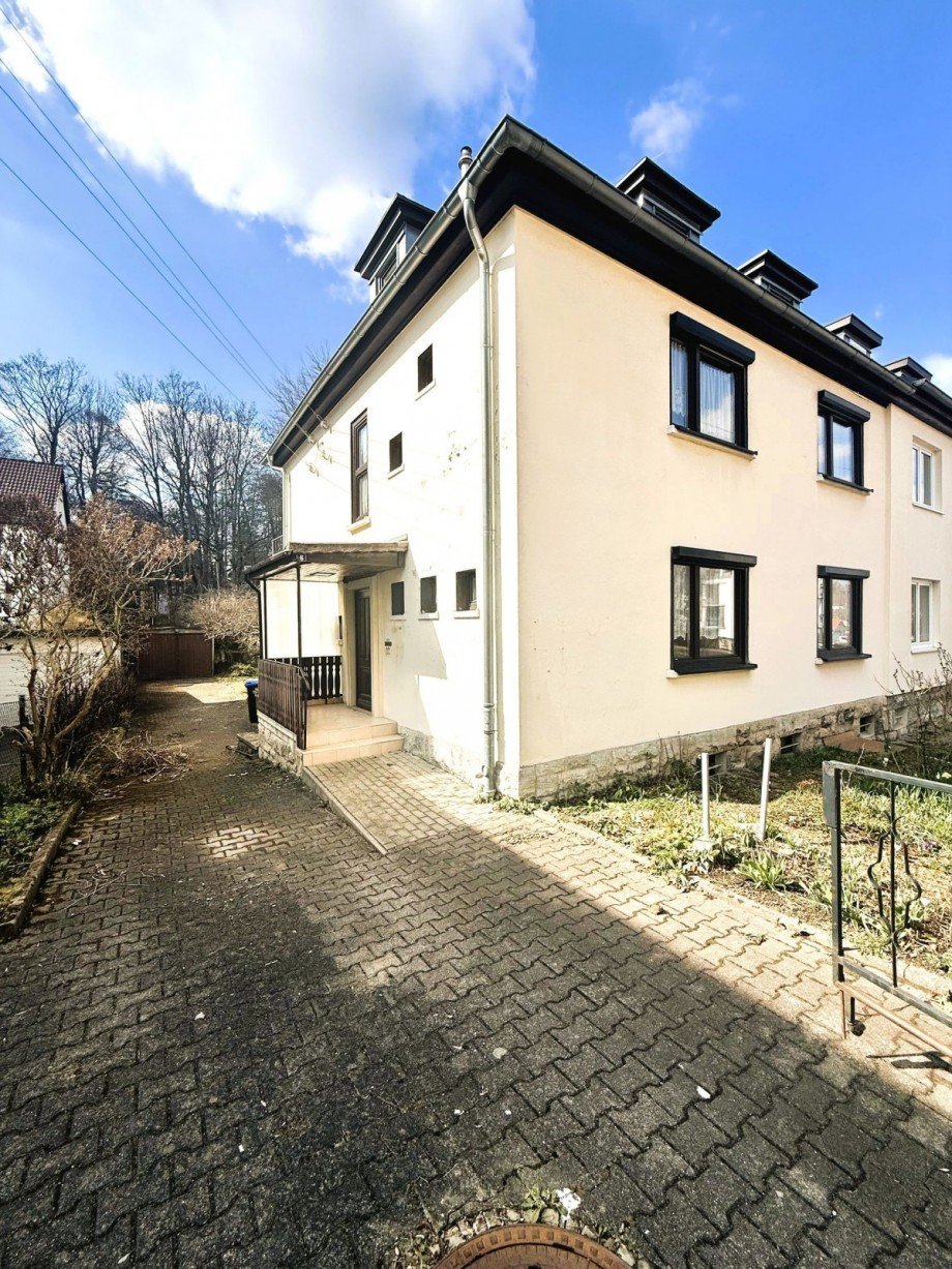 Au�enansicht Doppelhaush�lfte Ilmenau