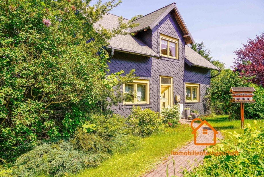 Eingang eines Landhauses Einfamilienhaus Neuhaus am Rennweg