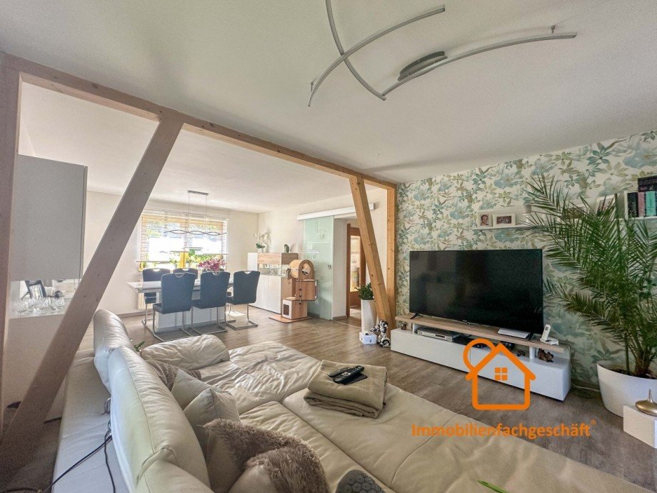 Gem�tliches Wohnzimmer Einfamilienhaus Neuhaus am Rennweg