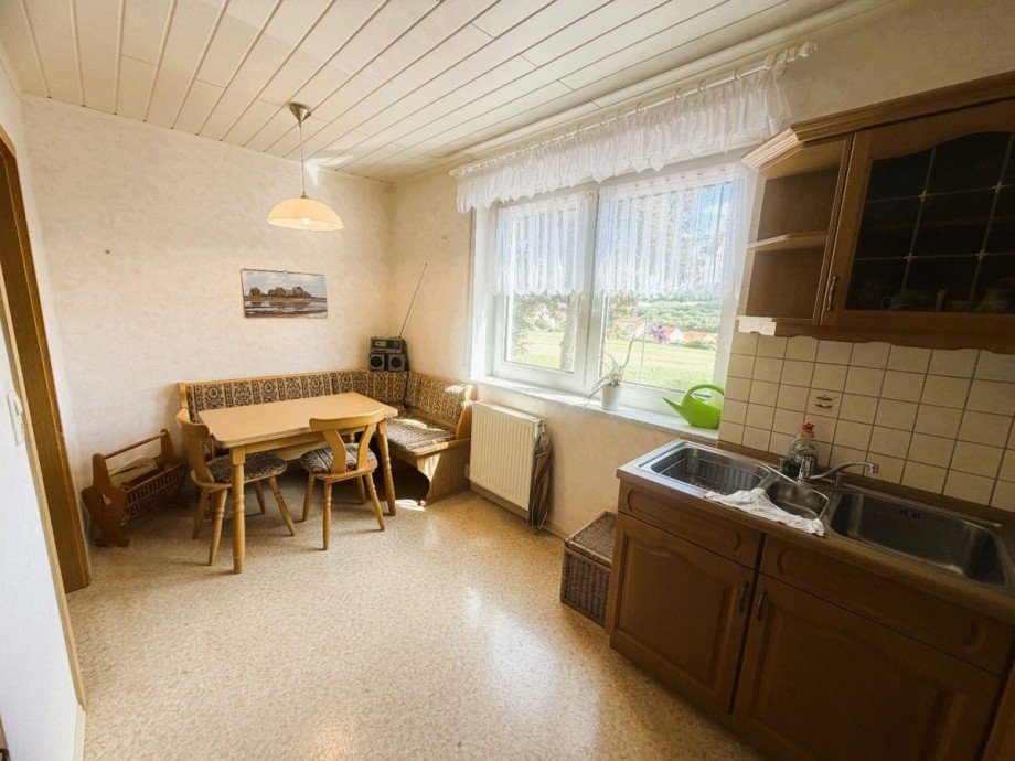 Gem�tliche K�che mit Sitzbereich Einfamilienhaus Stadtilm