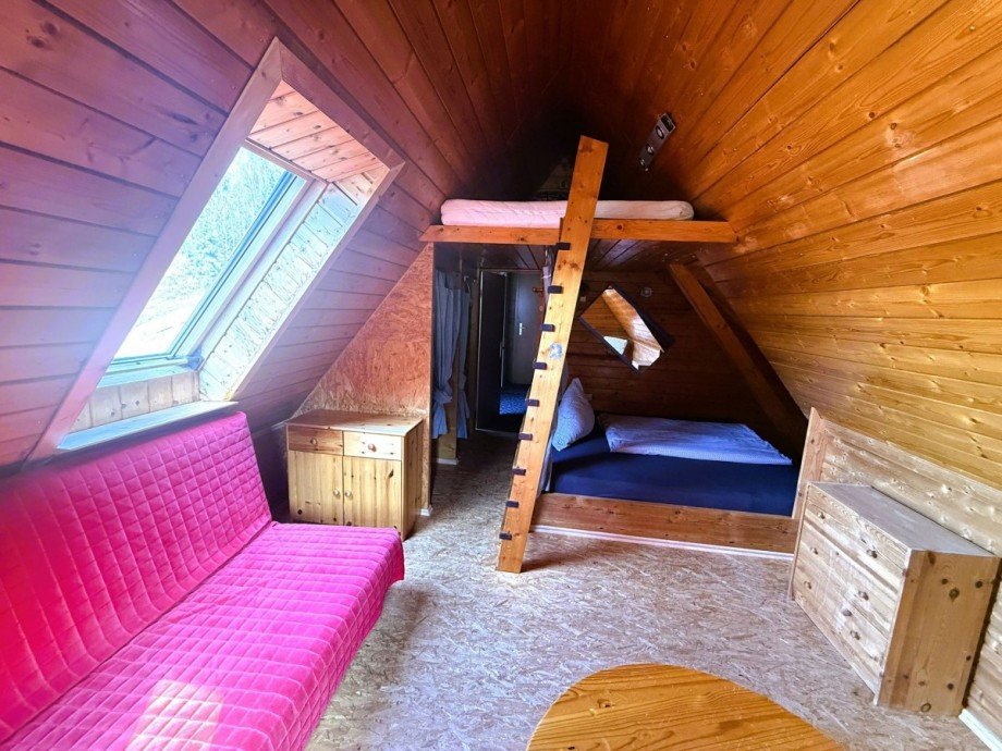 Gem�tlicher Dachbodenraum Freizeitimmobilie Masserberg