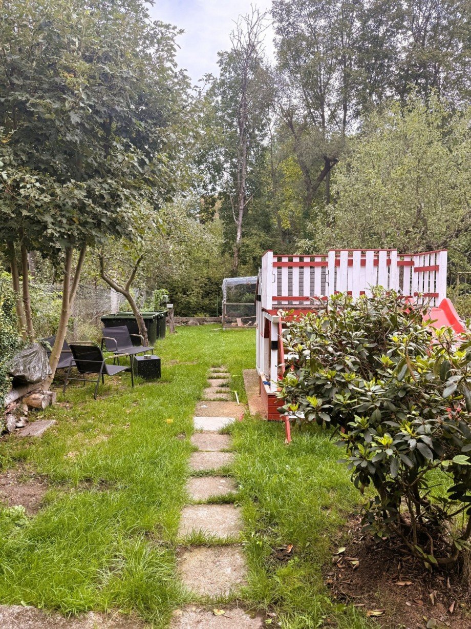 Garten mit Spielbereich Einfamilienhaus Ilmenau
