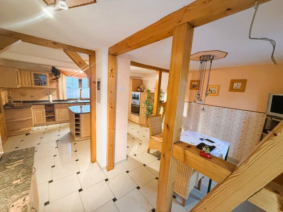 Offene K�che mit Essbereich Einfamilienhaus Gro�breitenbach