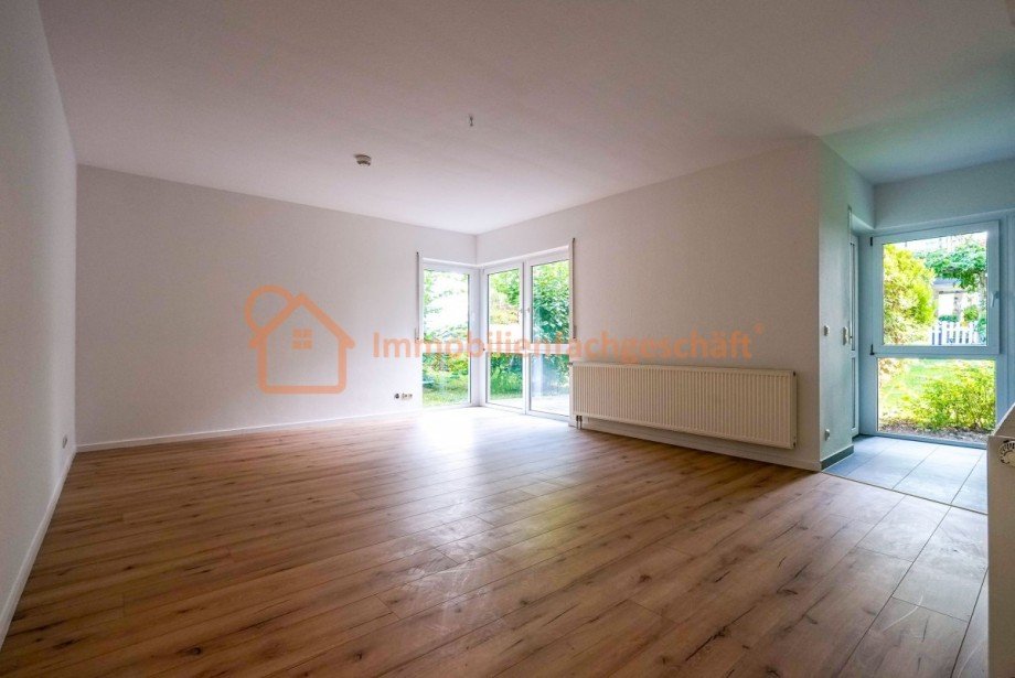 Wohnzimmer mit Terrasse Erdgeschosswohnung Ilmenau