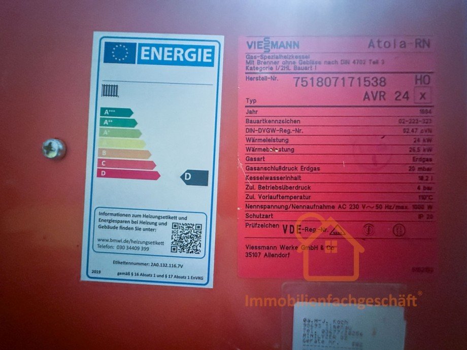 Energieklasse-Gastherme Einfamilienhaus Elgersburg