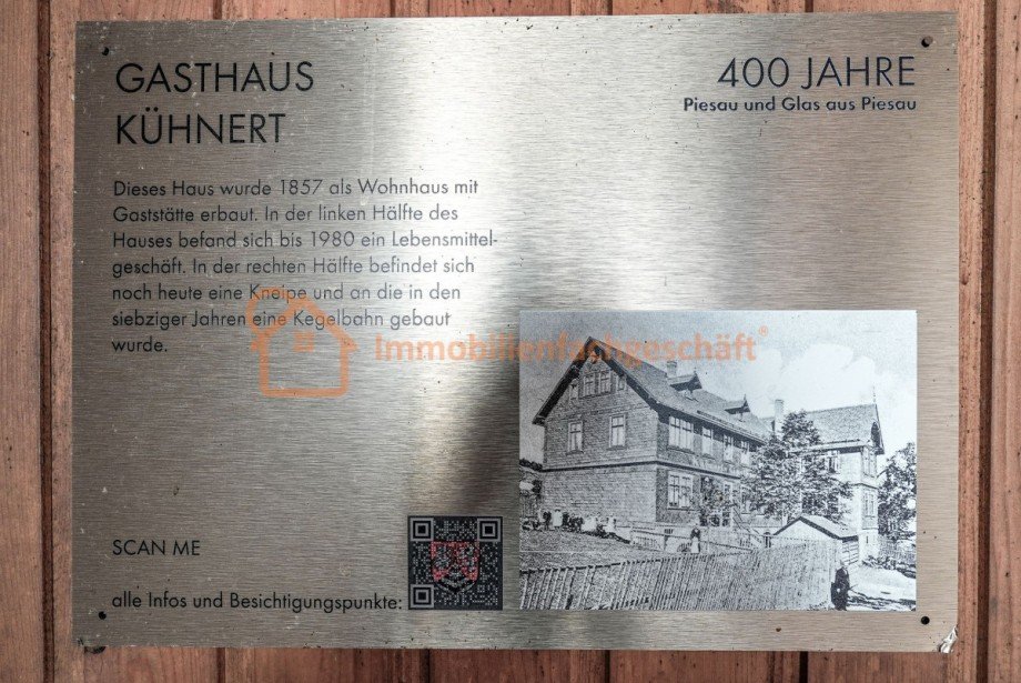 Informationstafel Gasthaus Haus Neuhaus