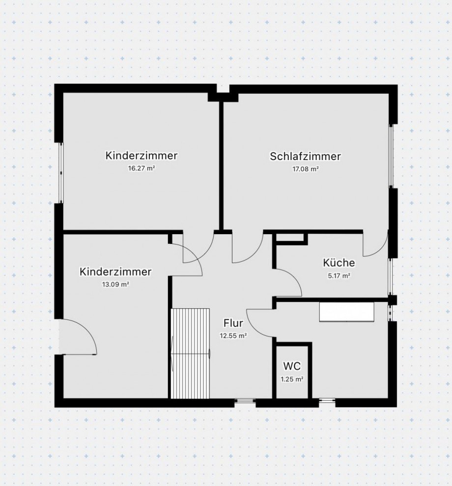 Grundriss 1. OG Doppelhaush�lfte Ilmenau