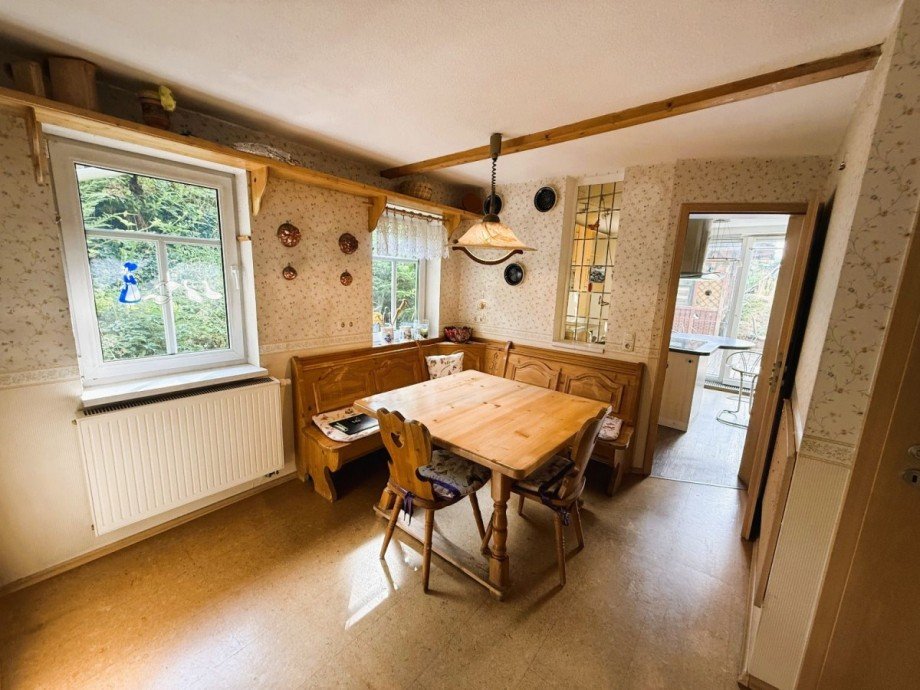 Gem�tliche K�che mit Esstisch Mehrfamilienhaus Neuhaus am Rennweg OT Limbach