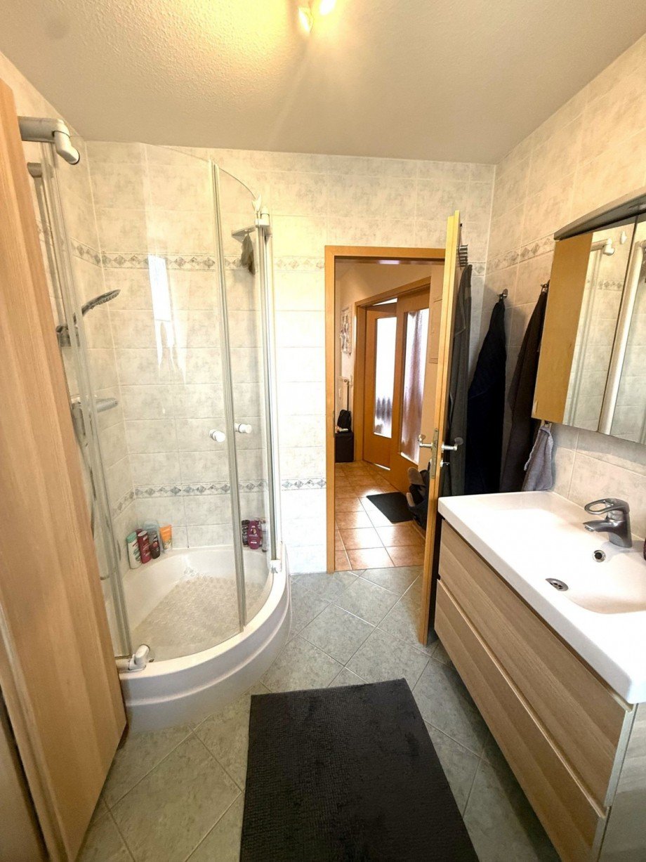 Modernes Badezimmer Dachgeschosswohnung Rudolstadt