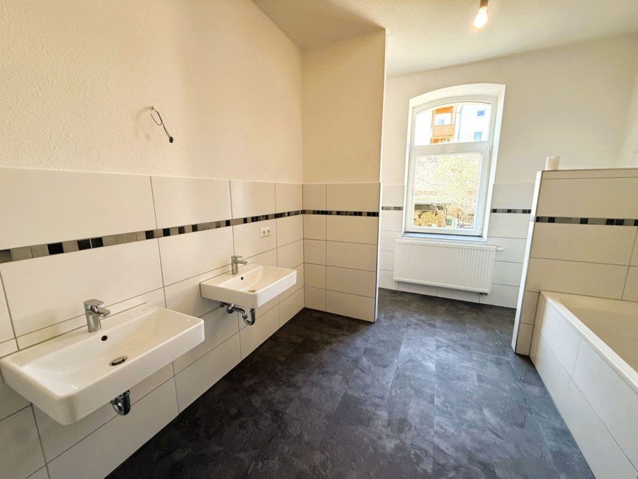 Badezimmer. Erdgeschosswohnung Ilmenau