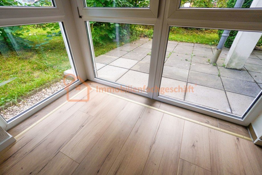 Gro�e Terrasse mit Gartenblick Erdgeschosswohnung Ilmenau