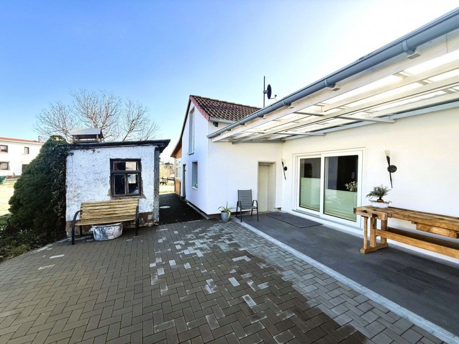 Hofansicht Doppelhaush�lfte Arnstadt