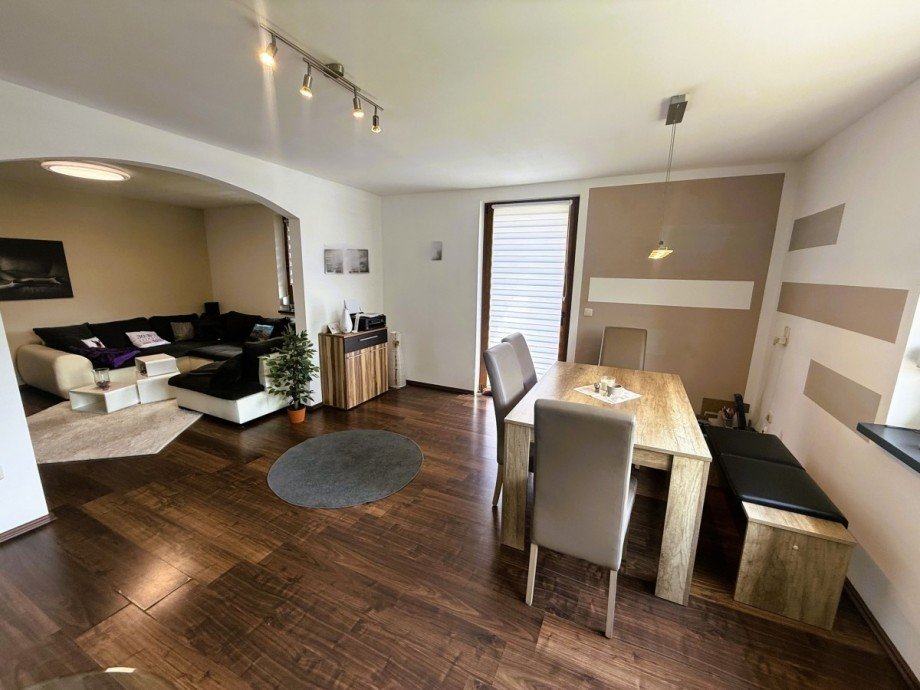 Modernes Wohnzimmer Einfamilienhaus Steinbach am Wald