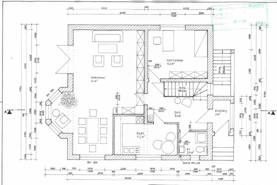 Grundriss EG.png Einfamilienhaus Stadtilm