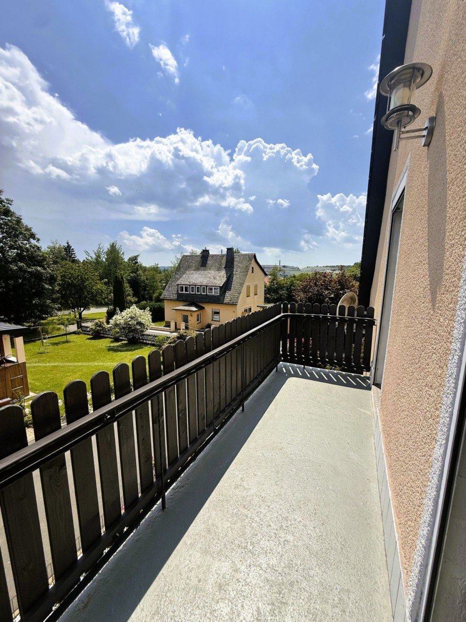 Sonniger Balkonblick Einfamilienhaus Steinbach am Wald