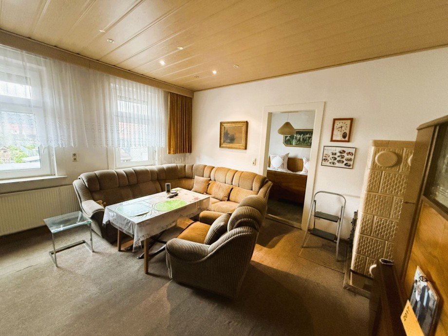 Gem�tliches Wohnzimmer Mehrfamilienhaus Ilmenau