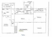 Erdgeschoss Grundriss Historisches Anwesen mit Geschichte und Potenzial