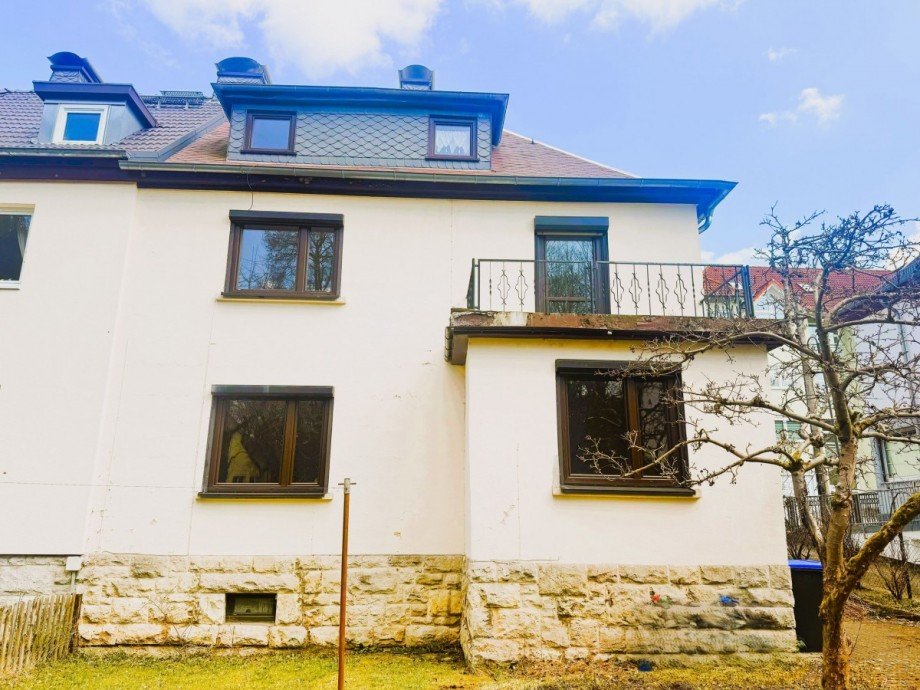 Gartenansicht Doppelhaush�lfte Ilmenau