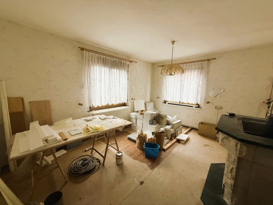 Renovierungsprojekt Wohnzimmer Einfamilienhaus Gro�breitenbach