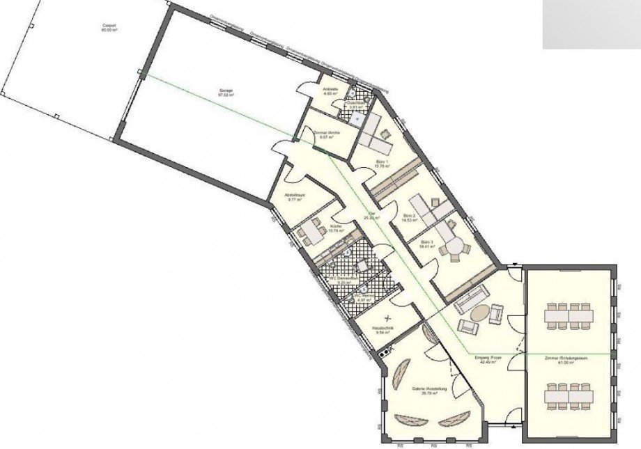 Grundriss Gemischt-Grundst�ck Arnstadt