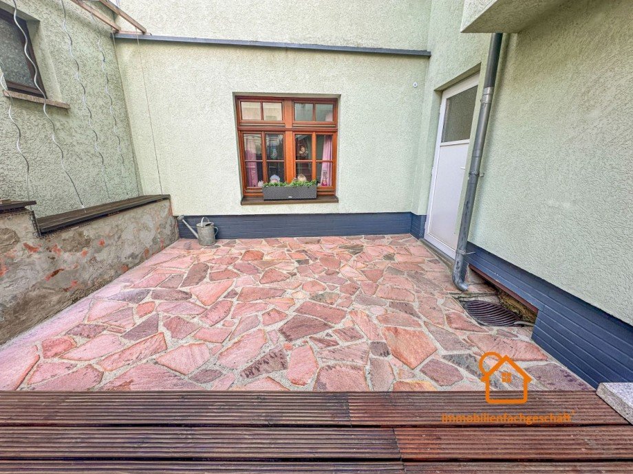 Zugang-Terasse Reihenmittelhaus Ilmenau